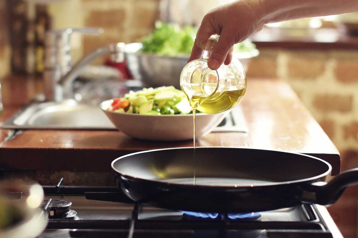 Punto de humo de aceites para cocinar