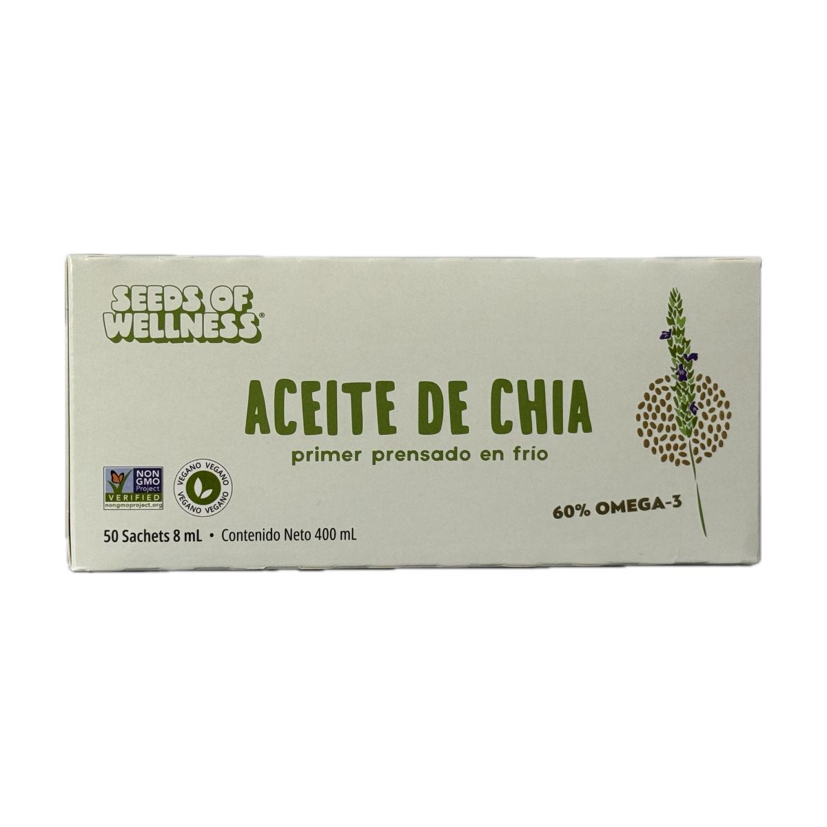 Sachet Aceite de chía 8 ml (50 unidades)