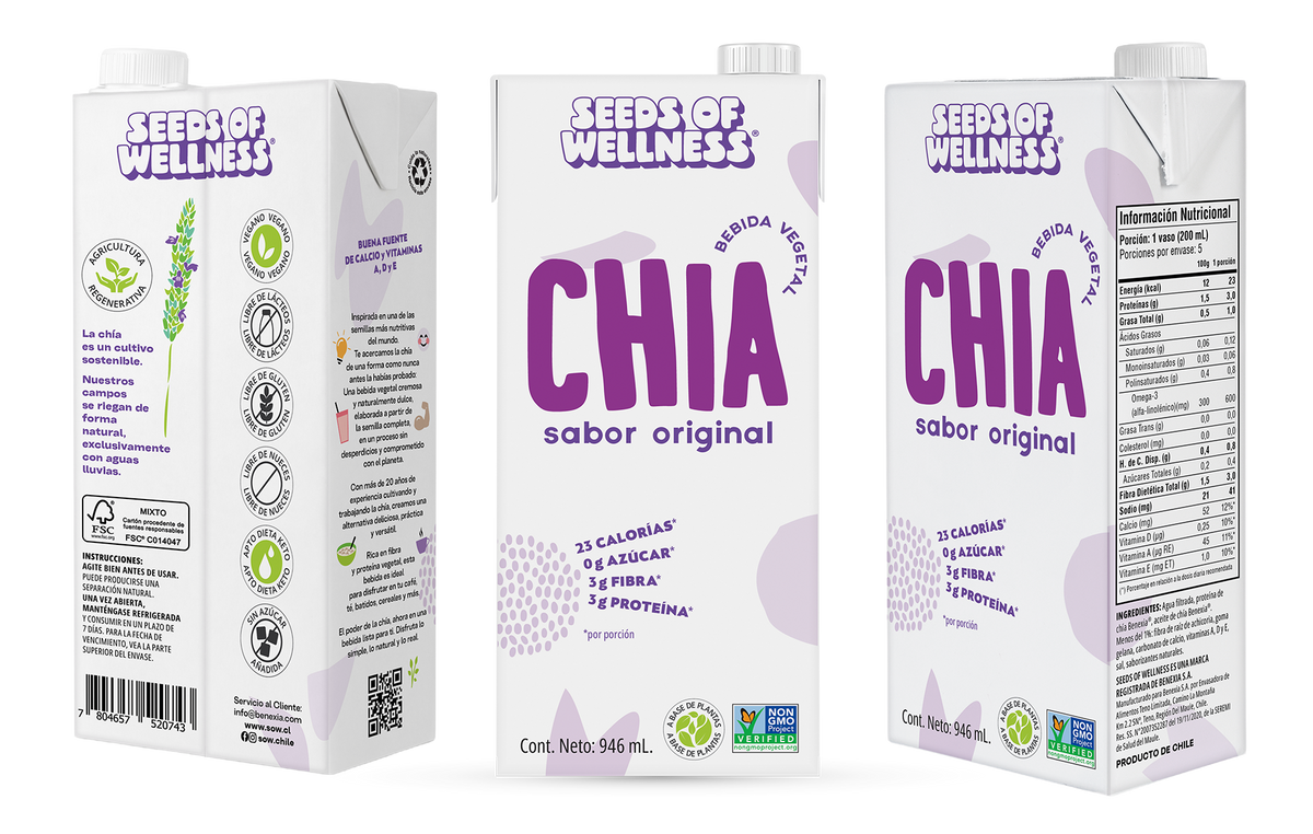 Pack Bebida de chía Original x 6 unidades