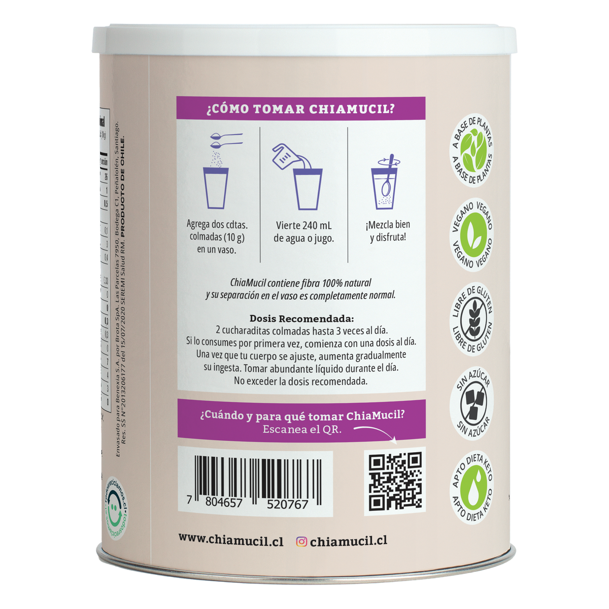 ChiaMucil Natural 1KG