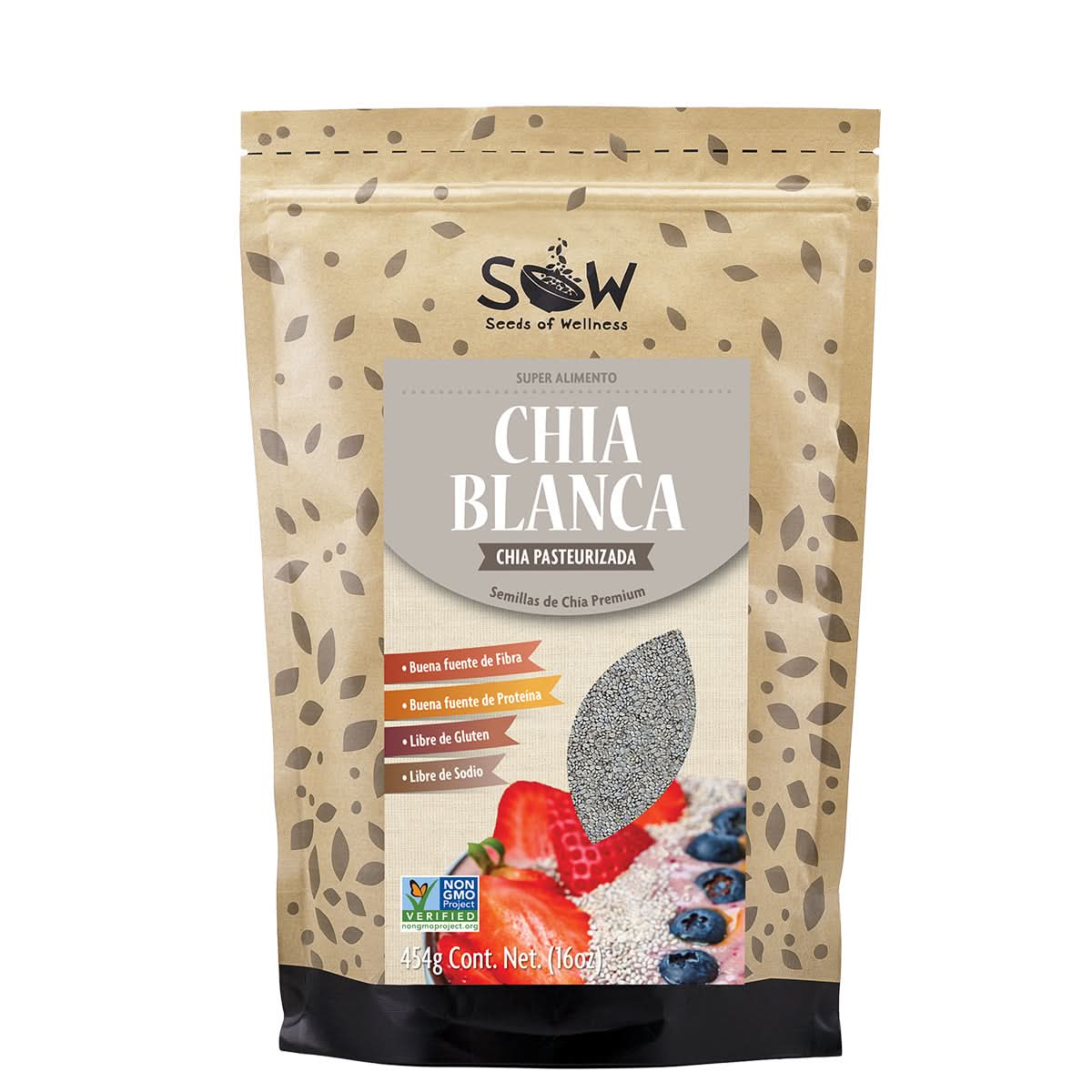 chia semilla blanca - SOW Seeds of Wellness Chile